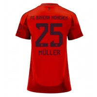 Camiseta Bayern Munich Thomas Muller #25 Primera Equipación Replica 2024-25 para mujer mangas cortas